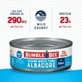 thumbnail image 4 of (24 pack) Bumble Bee Chunk White Albacore Tuna in Water, Wild Caught, Gluten Free, 23g Protein per Serving, Shelf Stable Can, 5 oz, 4 of 10