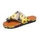 thumbnail image 4 of Sandalias con punta plana y tacón inclinado con estampado de girasol y Día de la Independencia para mujer Wmkox8yii  hj789, 4 of 6