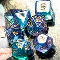 thumbnail image 3 of cusdie 7-Die Acrylic Dice Set, Polyhedral Dice Set with Glitters for Role Playing Game Dungeons and Dragons D&D Dice MTG Pathfinder, 3 of 3