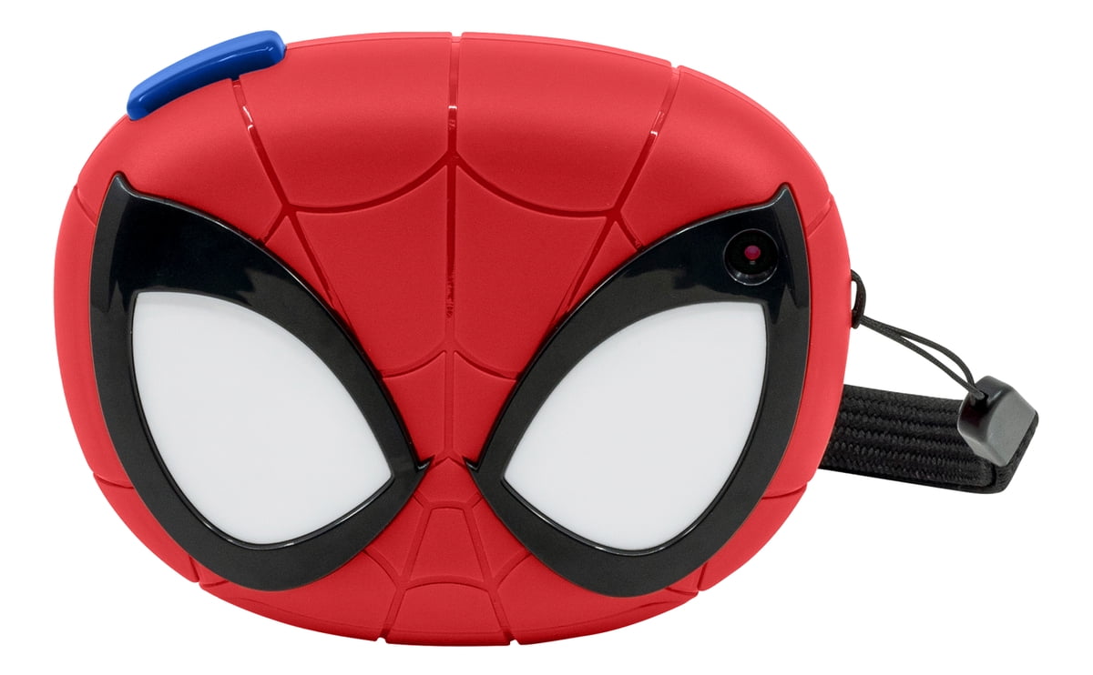 ekids Spiderman Kids Camera with SD Card, Digital Camera for Kids with Video Camera and Built-in Digital Stickers