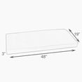 thumbnail image 3 of Black Indoor/Outdoor Bench Cushion, Corded, 3 of 4