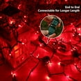 thumbnail image 3 of ODEETRONIC Christmas Lights, 21.63ft 100 Count Incandescent Clear Christmas Lights, UL Certified Outdoor Mini Clear Light Connectable, Green Wire Tree Light Indoor for Home Party Decor, Warm White, 3 of 10