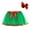 Green, variant on Zwiiyzr 2-8T Toddler Baby Girls Layered Tulle Tutu Princess Ballet Dress Cute Christmas Net Yarn Skirt Multi-Color Skirt Bow Hairpin Suit Red
