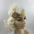 thumbnail image 3 of 1920's Headpiece Great Crystal Nupcial Hair Band Diadema de s Oro-2 Sunnimix Gran Gatsby, 3 of 8