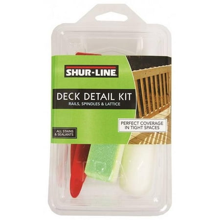 SHUR-LINE 1786846 Deck Detail Kit (Best Roller For Staining Deck)