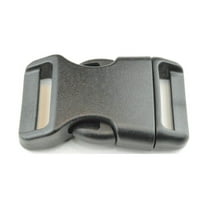 3/4" Black Buckle - 20 pack - Great for Paracord