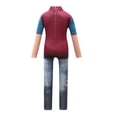 thumbnail image 3 of 3D Printed Anime Roleplay Jumpsuit for Halloween Masquerade Parties - Movie Character Cosplay Costume Dress Up Outfit, 3 of 3