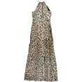 thumbnail image 2 of Bar III Maxi Vestido Halter para Mujer, Marrón, 2, 2 of 2