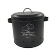 thumbnail image 5 of Vegetables Storage Bin Food Container with Lids Pots Multifunctional Kitchen Storage Canister for Counter Pantry Decoration black potatoes, 5 of 6