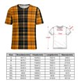 thumbnail image 2 of Flower Grid Pattern T-Shirts Casual T-Shirt Short Sleeve Women Trendy Tshirt Beach Custom Tops, 2 of 5