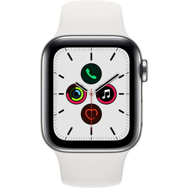 Apple Watch Gen 6 Series 6 Cell 44mm Silver Aluminum - White Sport 