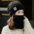 thumbnail image 2 of Women's Warm Winter Hats Thick Knit Cuff Beanie Cap, 2 of 3