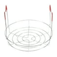 thumbnail image 1 of Unique Bargains 11' Canning Rack, Steamer Canning Jar Rack with PVC Handles, Red, 1 of 7