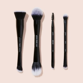 Luna Magic Blend-It-Girl Eye Makeup Brush Set with Holographic Pouch