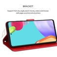 thumbnail image 7 of Phone Case for Samsung Galaxy A22 4G (Not 5G), Rose Flower Flip Leather Cover with Credit Card Holder Cash Pockets [Wrist Strap][Kickstand] Wallet Case for Samsung Galaxy A22 4G RS Red, 7 of 7