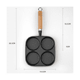 thumbnail image 2 of Uncoated Egg Frying Pan 4-Cups Thickened Egg Cooker Omelet Pan, Healthy Cast Iron Pancake Cooker for Breakfast, 2 of 5