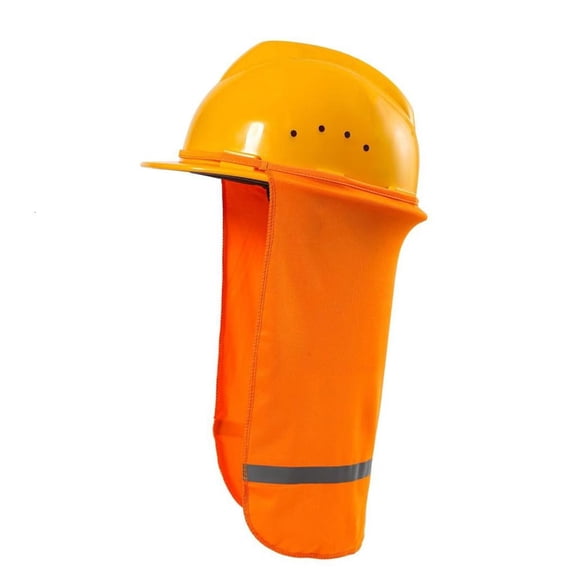 Helmet Sun Cover Reflective Sun Blocking Hat Neck Cover for Various Head Size