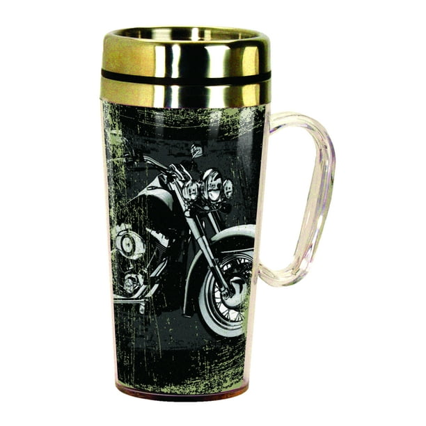 motorbike travel coffee mug