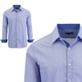 thumbnail image 5 of Men's Long Sleeve Pinstripe Slim Fit Shirts, 5 of 5