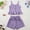 0317-1o-Purple, variant on Toddler Girl Clothes Summer Toddler Girls Summer Clothes 2 Piece Cute Bow Ruffle Tank Shorts Set Casual Kids Girls Outfits Set Size 4-8Y