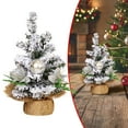 thumbnail image 2 of Ongmies Artificial Holiday Christmas Tree, Christmas Plush Tree Tabletop Decoration – Individualized Christmas Tree Figurine, Perfect For Desk Or Nightstands, Tabletop Christmas Tree, 2 of 9