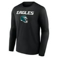 thumbnail image 2 of Men's Dallas Goedert Black Philadelphia Eagles Wordmark Player Name & Number Long Sleeve T-Shirt, 2 of 3