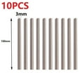 thumbnail image 1 of Chendee 10Pcs Straight Shank Metric 100Mm Long Carbide High Speed Steel Rod Lathe Tool,3Mm, 1 of 7
