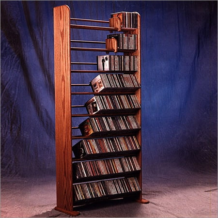 Wood Shed Deluxe 504 CD Multimedia Storage Rack - Walmart.com