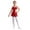 Red, variant on TTAO Kids Girls Ruffle Sequin Dress Metallic Hip Hop Jazz Dance Outfit Tutu Skirted Leotard Performance Dancewear Purple 6