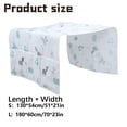 thumbnail image 3 of Clearance Refrigerator Dust Protector Cover with Large Storage Pockets, Decorative Appliance Shield, Cloth Accessories for Kitchen Appliances, Dishwashers, and Microwaves, 70.9 x 23.6 Inches, 3 of 7