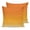 Orange, Burnt Orange, Amber, Peach Puff, variant on Pillow Covers 26x26 Set of 2, Red Yellow Ombre Throw Pillow Covers Decorative Couch Cushion Cover, Farmhouse Orange Gradient Striped Microfiber Soft Square Pillowcases for Bedroom Living Room Sofa