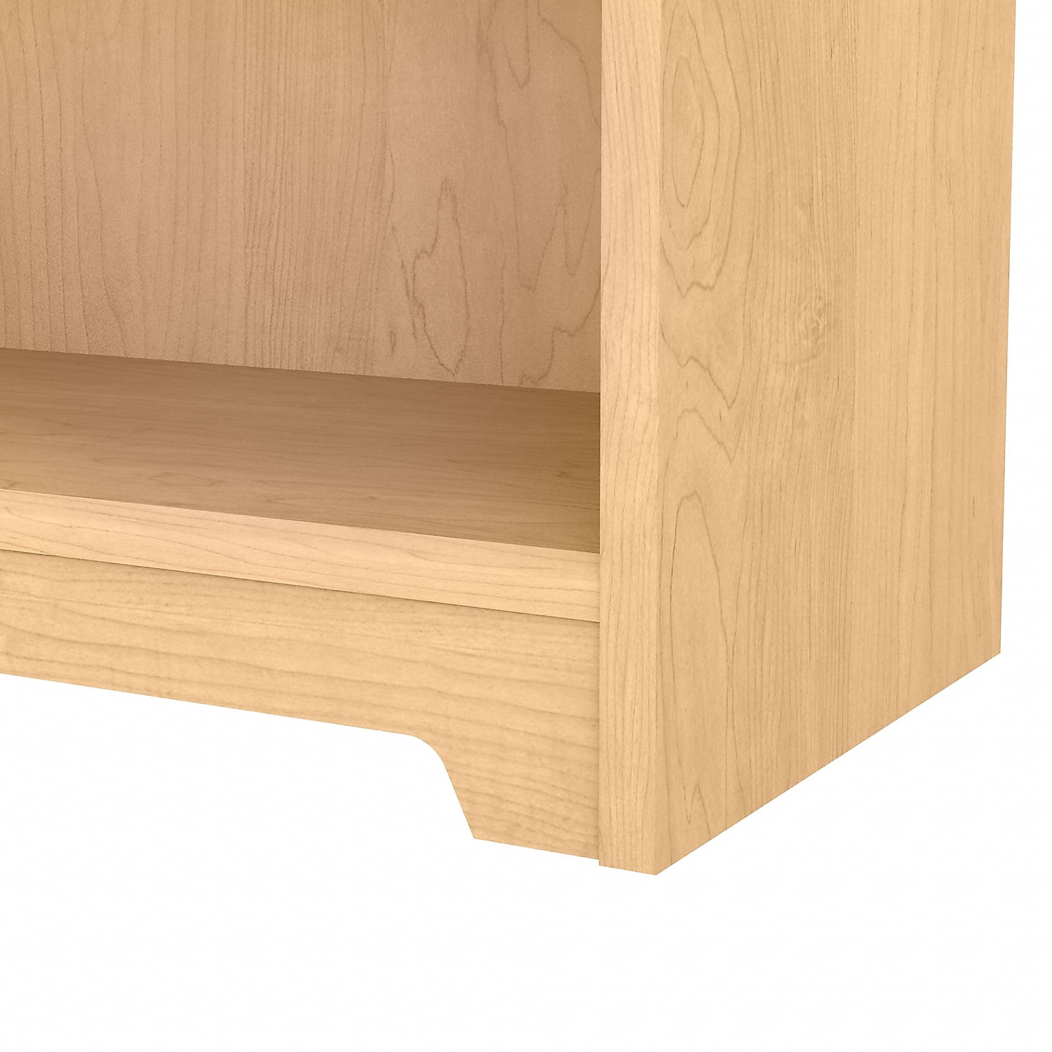 Bush Furniture Cabot Tall 5 Shelf Bookcase, Natural Maple
