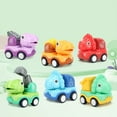 thumbnail image 6 of Yyuenw 6 Pcs Pull Back Cars Set Toys for 1 2 3 Year Toddlers, Baby Car Toys for 6-12-18 Months, Kid Construction Vehicle Racing Car Set, Mini Toy Cars for Toddlers, 6 of 6