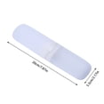 thumbnail image 3 of Women Fashion Home Portable Toothbrush Case Travel Toothbrush Case Cutlery Case Pencil Case Toothbrush Toothpaste Organizer Box, 3 of 3