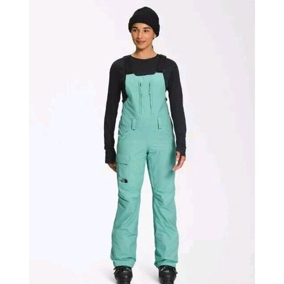 The North Face Freedom Ski Snow Bib Women's 2X Blue Athletic Snowboard SGN1649