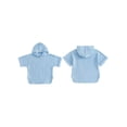 thumbnail image 2 of BemeyourBBs Toddler Baby Girls Boys Swim Cover Up Swimwear Poncho Kids Cotton Gauze Swimsuit Coverup Beach Bathing Suit Bathing Robe Short Sleeve Hooded Coverups Beachwear Wrap, 2 of 9