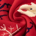 thumbnail image 5 of GYRATEDREAM Toddler Boys Girls Sweatshirts Christmas Reindeer Fleece Crewneck Pullover Xmas Winter Warm Sweaters Tops for 4Y Red, 5 of 6