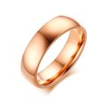 thumbnail image 1 of Classic Wedding Rings For Men Women Rose Gold Anniversary Promise Band, 1 of 8