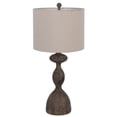 thumbnail image 3 of Cal Lighting Nampa Resin & Fabric Table Lamps in Distressed Brown (Set of 2), 3 of 5