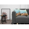 thumbnail image 3 of Ambesonne Floral Throw Pillow Cover 2 Pack, Flower Field Watercolor, 16", Multicolor, 3 of 5