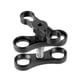 thumbnail image 2 of Clip de mariposa de bola de luces de buceo, de brazo de luz de buceo adaptador de Clip de conector de rótula de 1 pulgada negro portátil bajo, 2 of 9