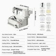 thumbnail image 5 of SKYSHALO Thermal Book Binding Device, Holds 400 Sheets, Hot Adhesive Binding Equipment, 50mm Max Spine Width for A3(Side Bound)/A4/A5 Papers, Includes Milling Tool, 5 of 9