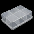 thumbnail image 2 of REGALWOVEN Jewelry Hardware Plastic 6 Slots Storage Case Box Organizer Conatiner Clear, 2 of 3