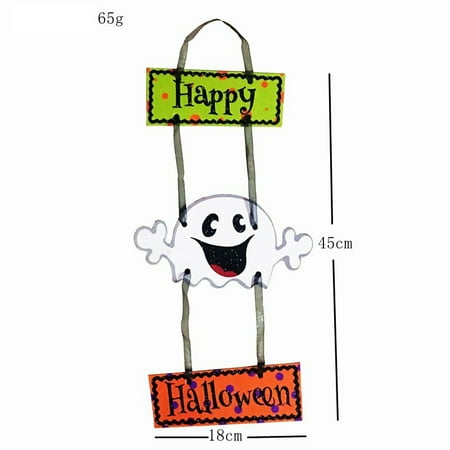 JuDan Halloween Decor Hang in Door Pumpkin Pendant Doll Puppy Party KTV Showcase Gift