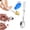 A, variant on Outdoor Folding Stainless Fork and Spoon, Portable Multi Functional Tableware, Camping Travel Spoon with Storage Box, A