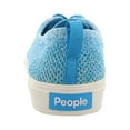 thumbnail image 3 of People The Stanley Knit Unisex Shoes Size 5, Color: Hawaiian Blue/Yeti White/Picket White, 3 of 5