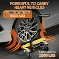 thumbnail image 6 of Accreate Car Dolly Jack Set of 2, Heavy Duty 3,000 LBS Hydraulic Wheel Dolly Vehicle Skates Positioning Jack with Foot Pedal for Car Moving Maintenance, 6 of 7