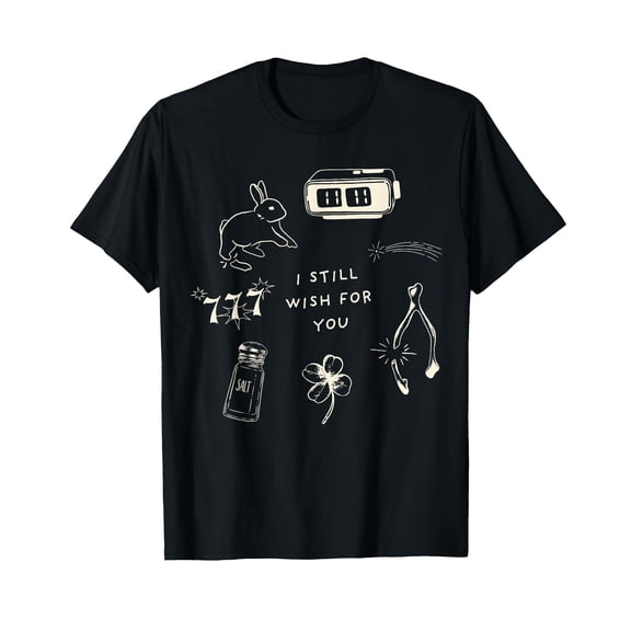 Lucky Charm Collage T-Shirt Women’s 100% Cotton Funny Graphic T Shirt, Soft Short Sleeve Crew Neck Graphic Tee