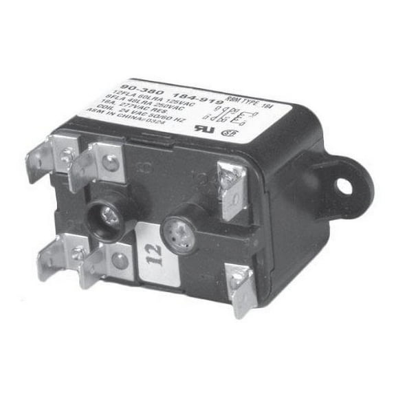 (Price/Each)White-Rodgers 90-362 Fan Relay, 120v Coil, 50/60 Hz, SPNO Contacts: Ind: 12a@125v; 8a@250v Cont., Res: 18a@277v Cont.