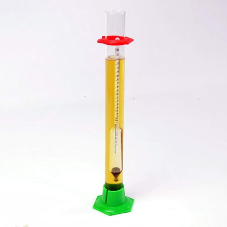Triple Scale Hydrometer and 13' Glass Hydrometer Test Jar with Stand with Safety Bumpers Home Brewing Beer Brewing Wine